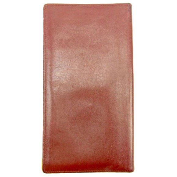 Cartier Wallet Purse Mastline Red Gold Woman unisex Authentic Used Y6631 - Picture 2 of 6